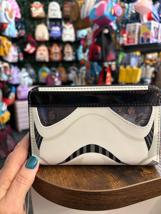 Loungefly Star Wars Stormtroopers  zip around wallet Lenticular