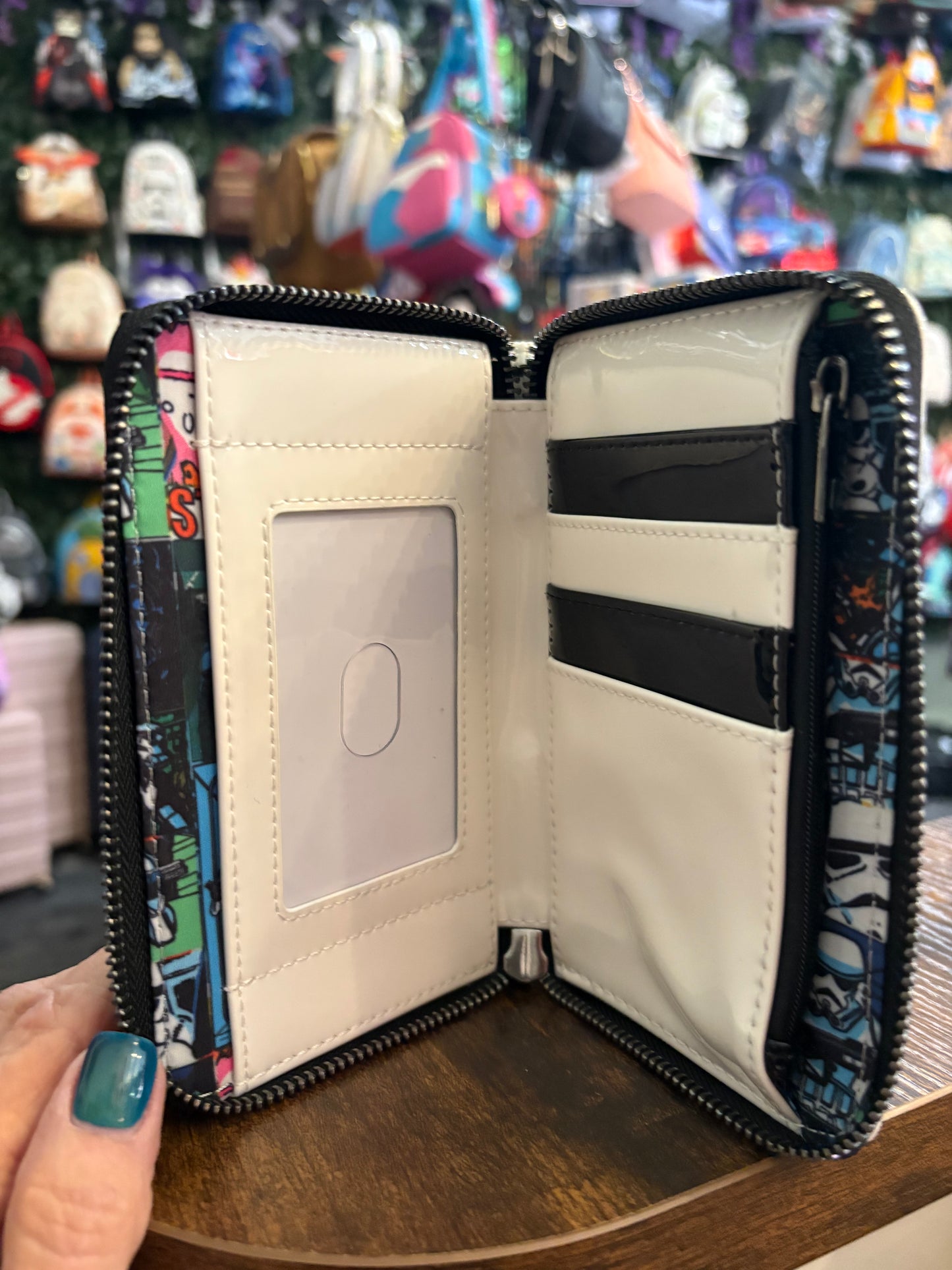 Loungefly Star Wars Stormtroopers  zip around wallet Lenticular
