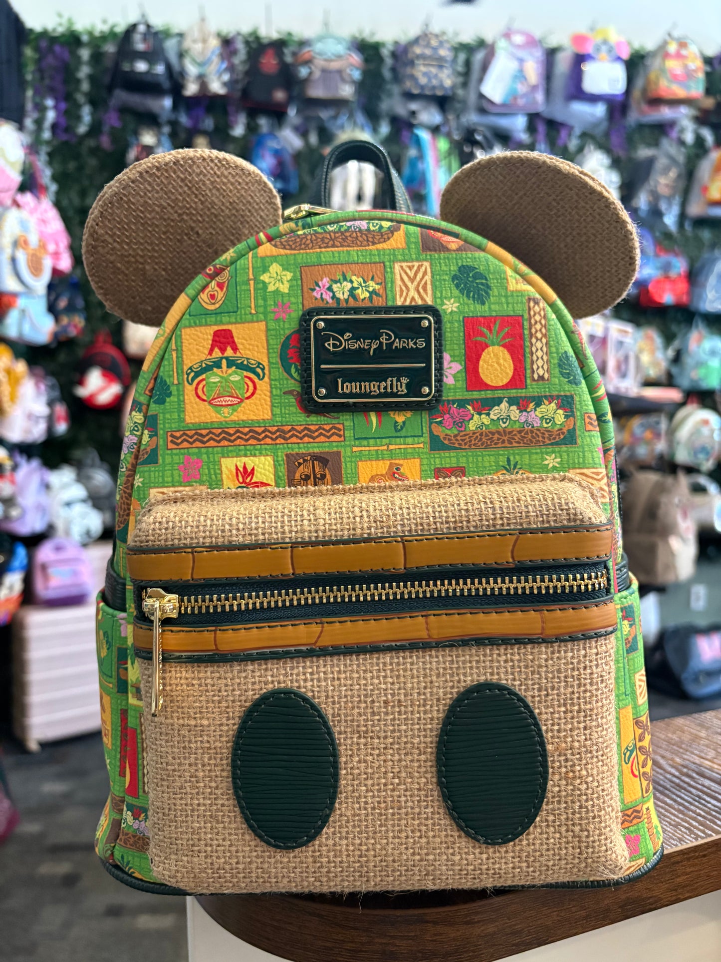 Loungefly Disney Parks Mickey Mouse the Main Attraction Enchanted Tiki Room