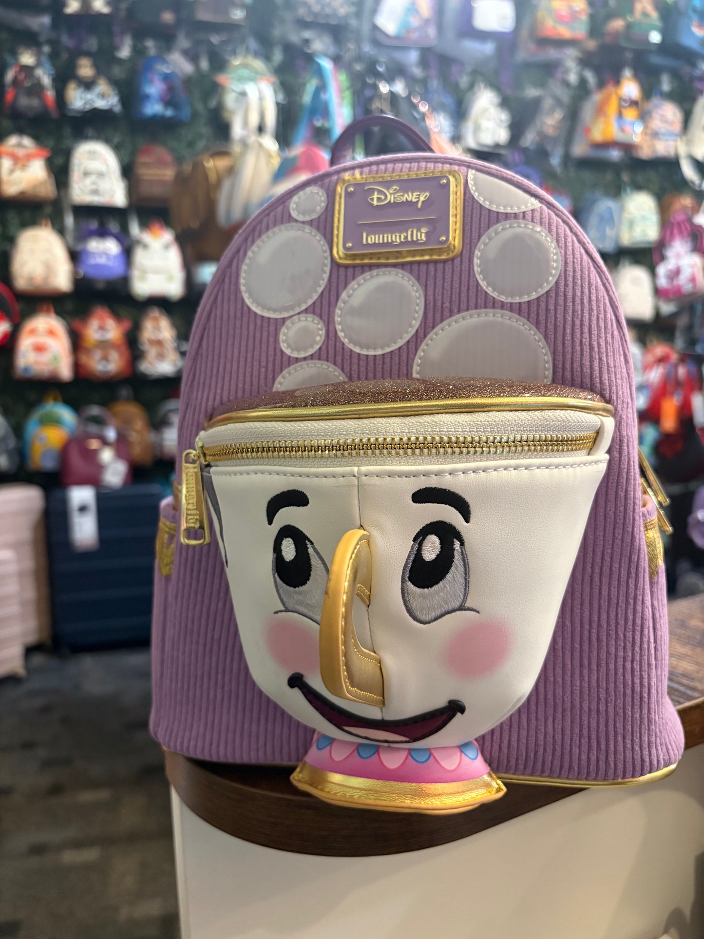Loungefly Chip Beauty and the Beast mini backpack