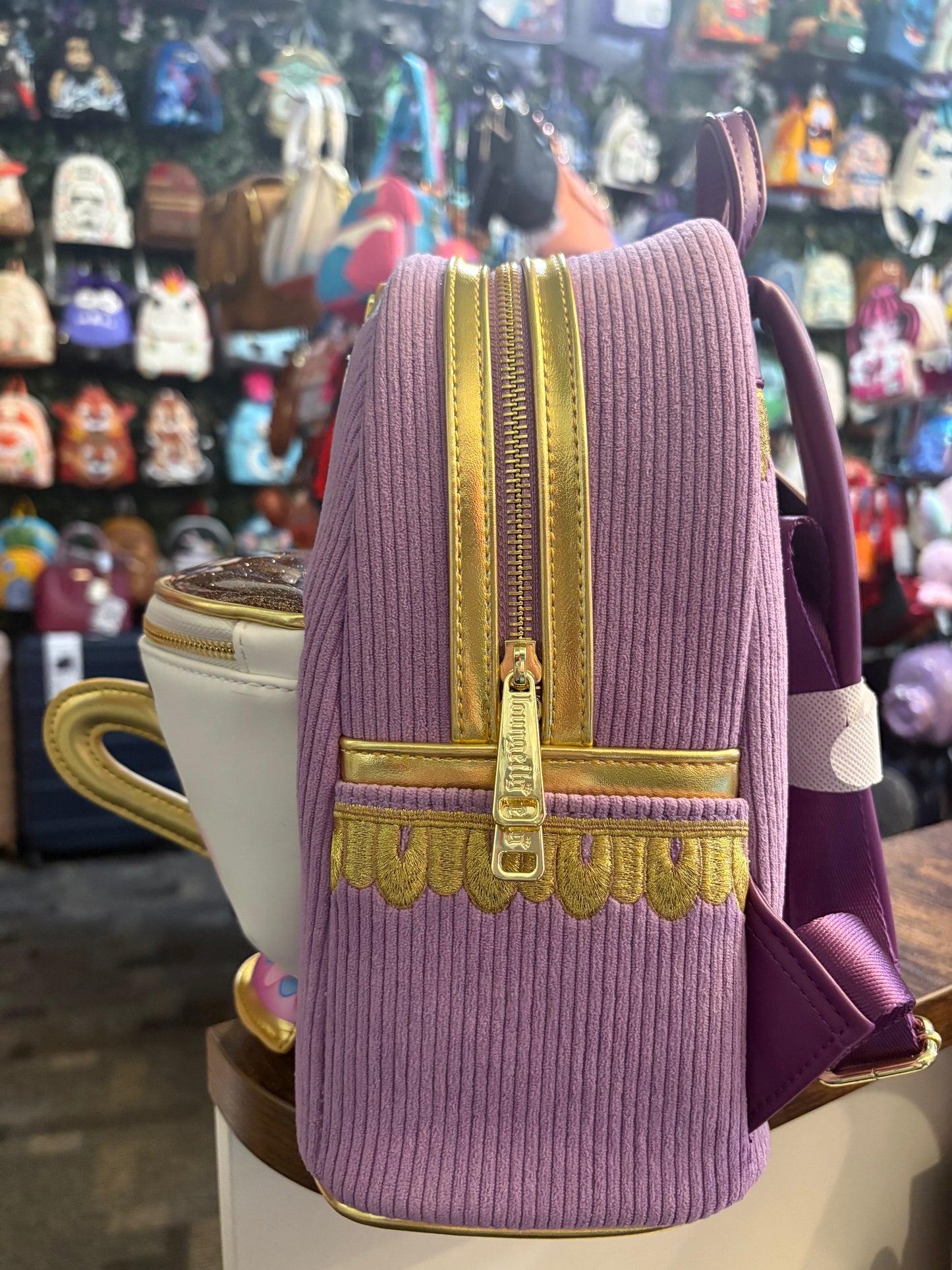 Loungefly Chip Beauty and the Beast mini backpack