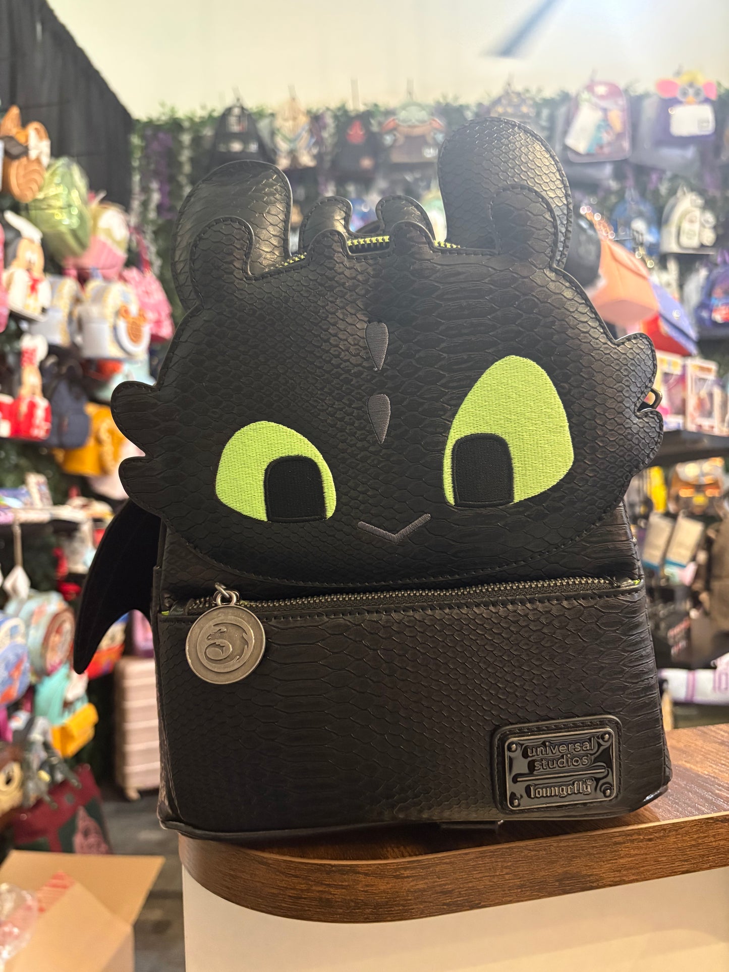 Loungefly Toothless with Headband/ears mini backpack