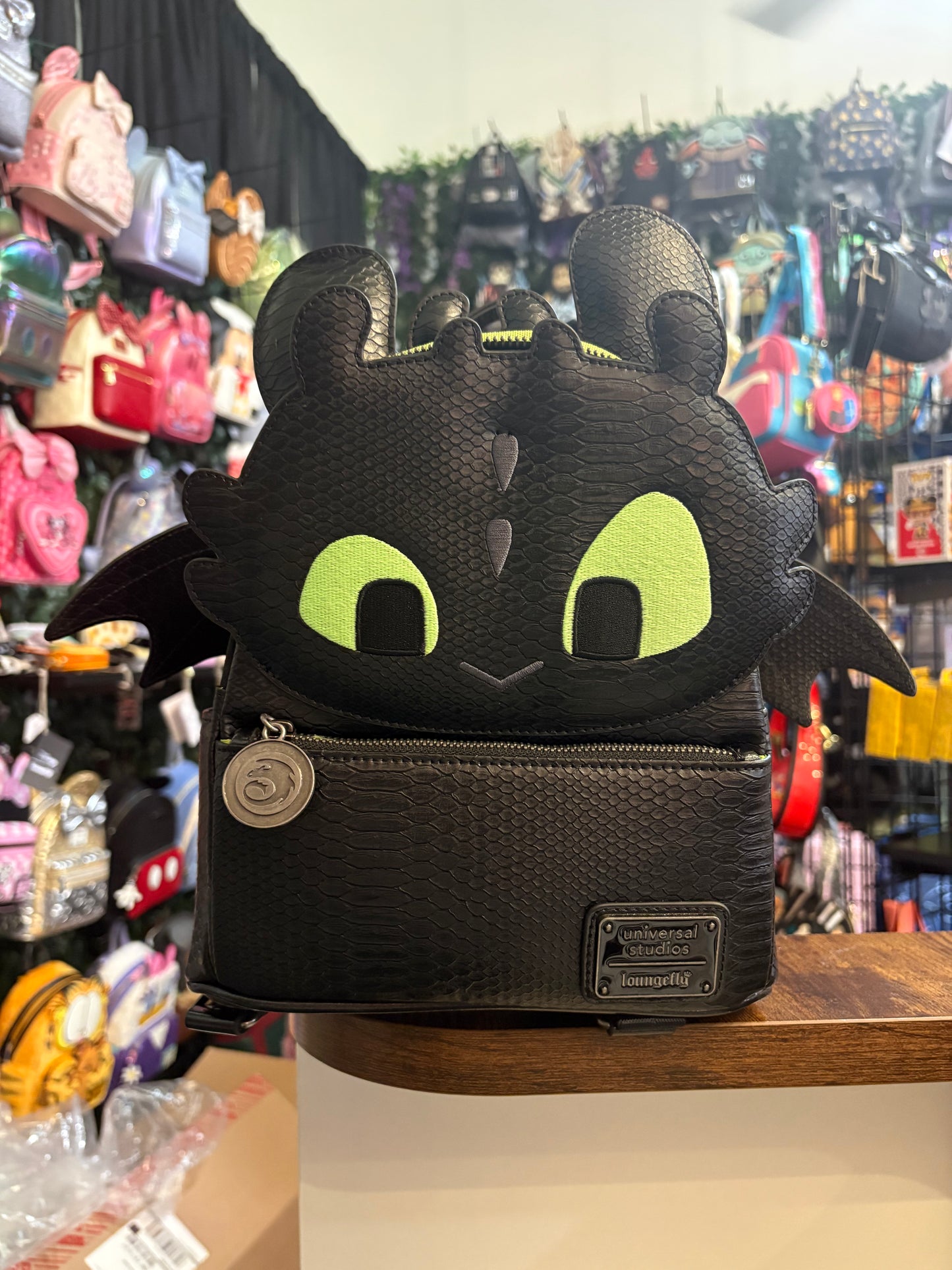 Loungefly Toothless with Headband/ears mini backpack