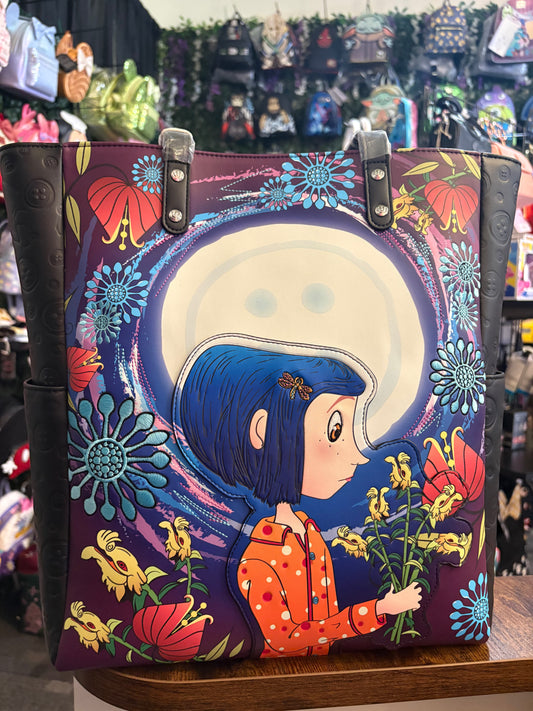 Loungefly Laika Coraline Tote Glows in the Dark