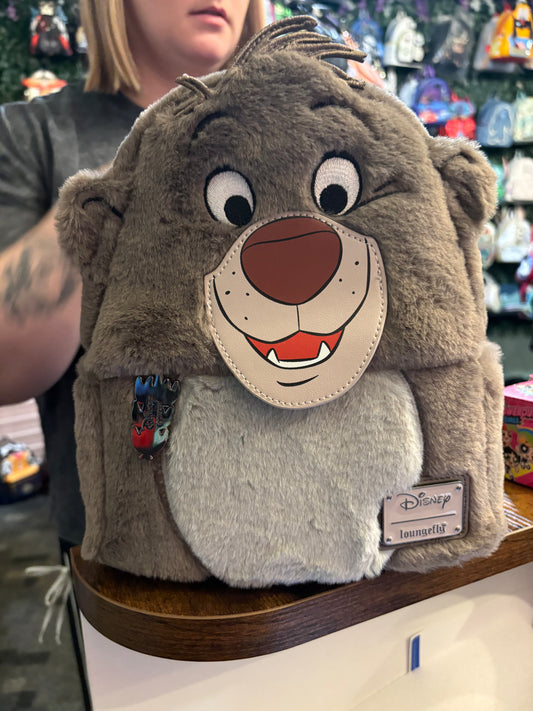 Loungefly Jungle Book Baloo Plush mini Backpack