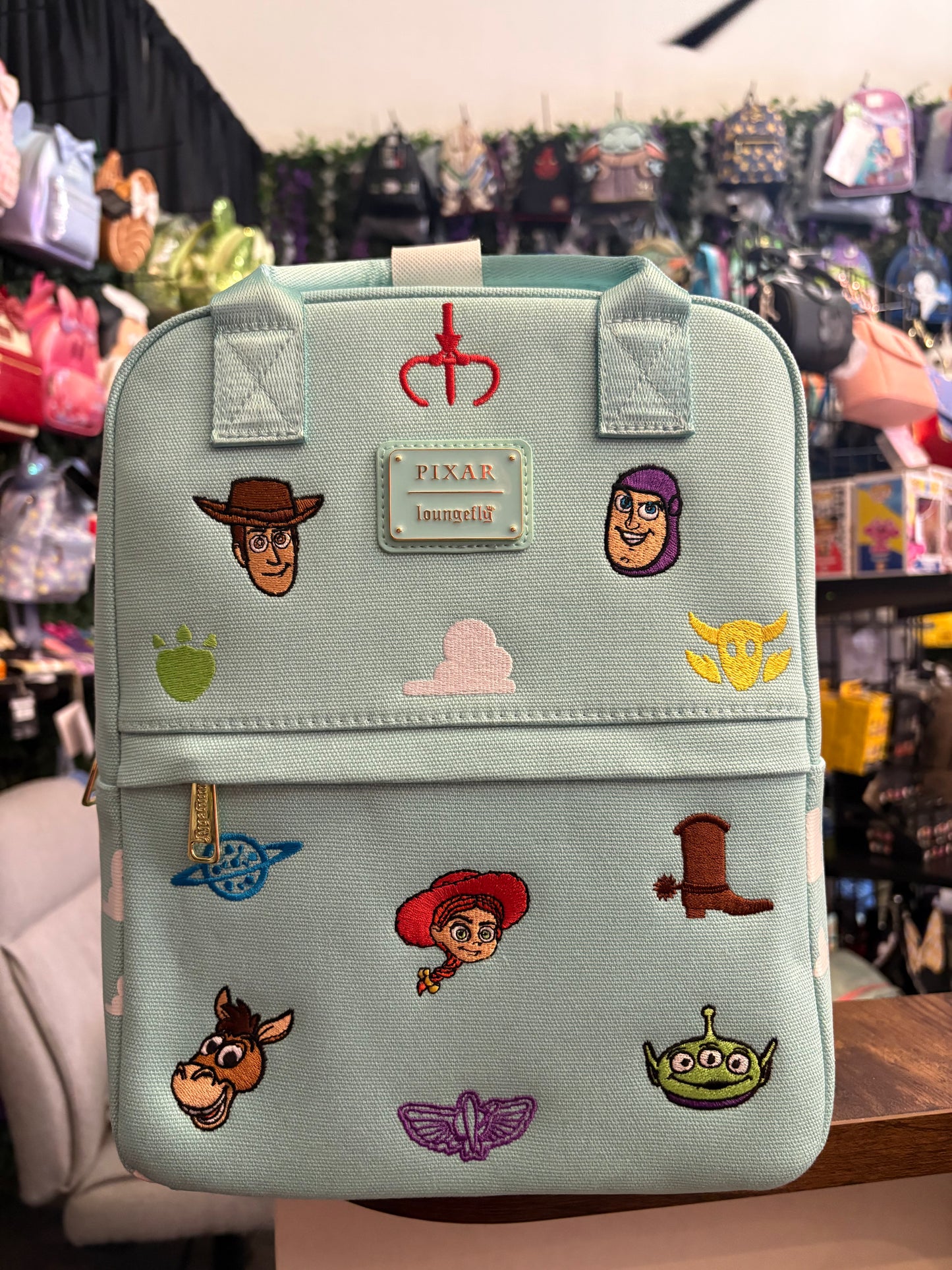 Loungefly Toy Story Canvas Square Icon Mini Backpack