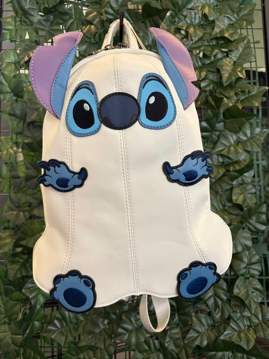 Loungefly Stitch Ghost Costume Figural Glow Mini Backpack