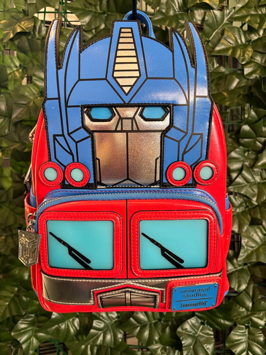 Loungefly Transformers Optimus Prime Glow Cosplay Mini Backpack - Light Up