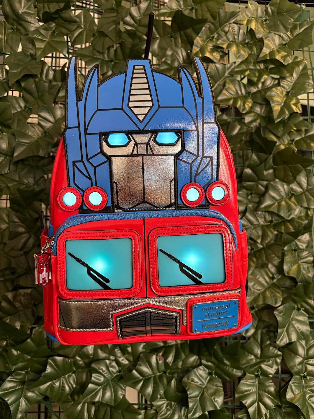 Loungefly Transformers Optimus Prime Glow Cosplay Mini Backpack - Light Up