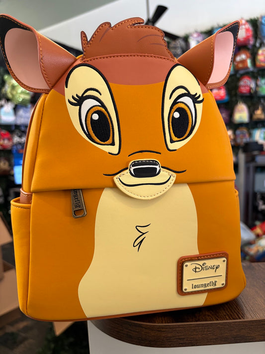 Loungefly Bambi w/ Fuzzy Tail Cosplay Mini Backpack