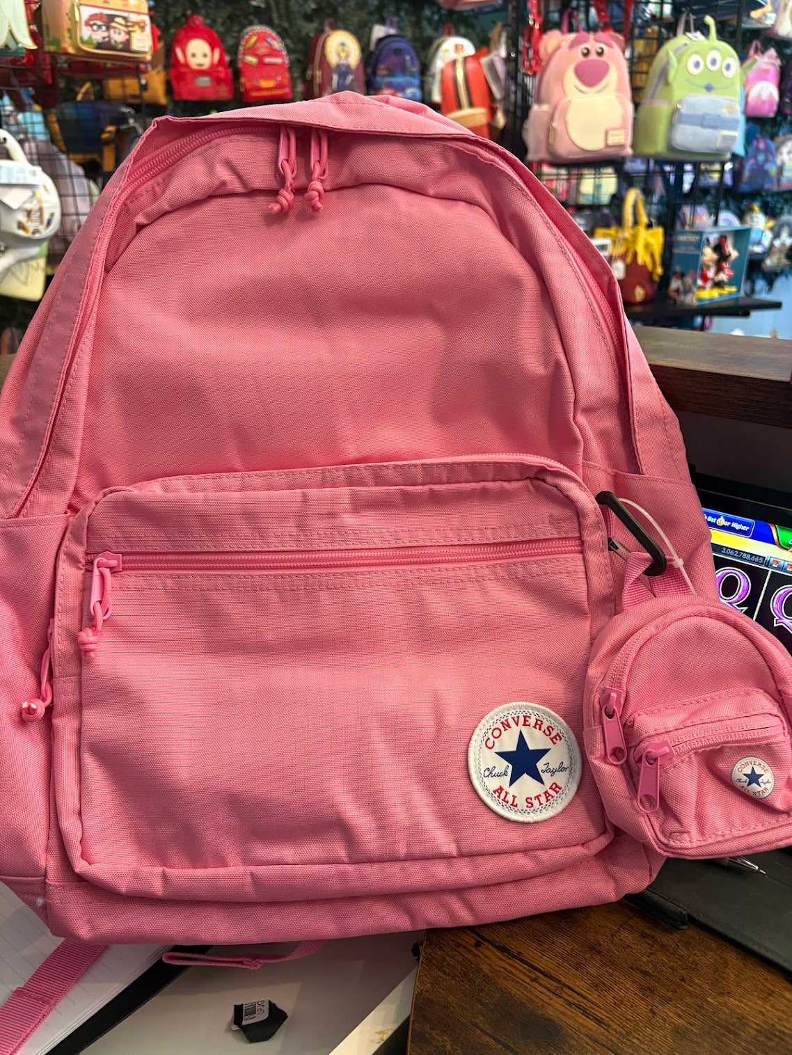 Converse Pink full size backpack 18"