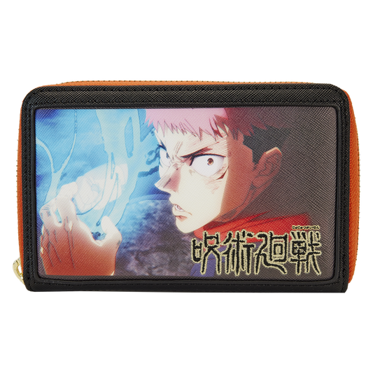 Loungefly Jujutsu Kaisen Yuji Itadori Zip Around Wallet