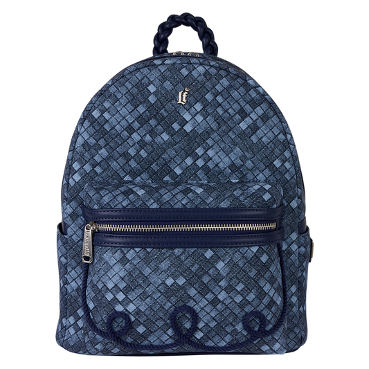 Loungefly Blue Checkered Mini Backpack