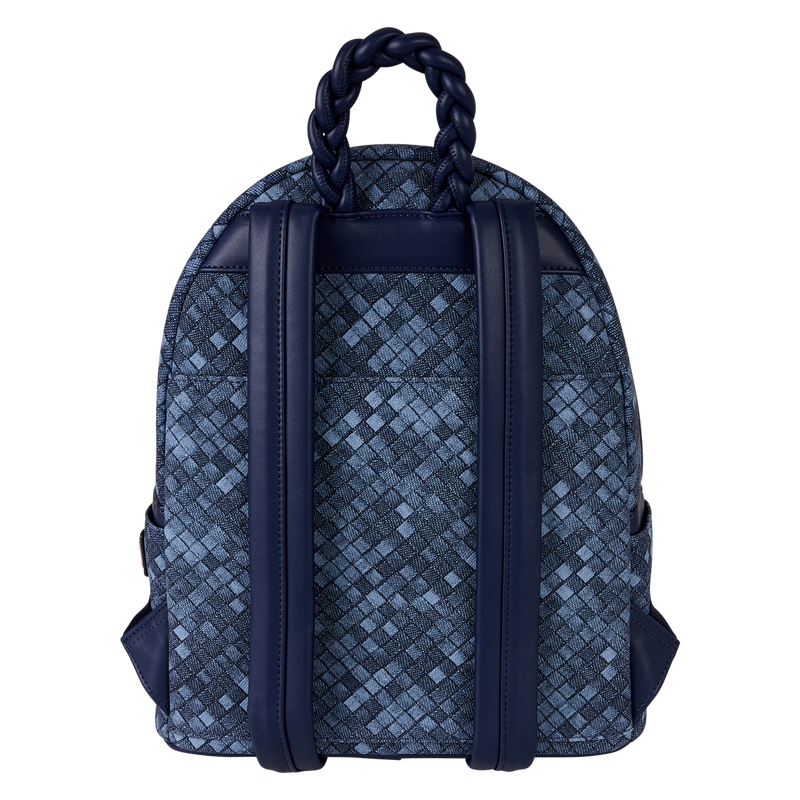 Loungefly Blue Checkered Mini Backpack
