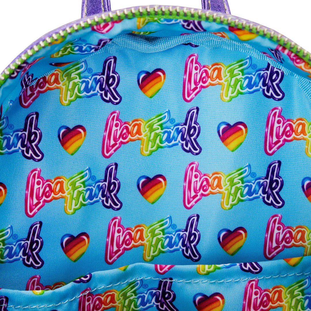 Loungefly Lisa Frank Color Block Mini Backpack