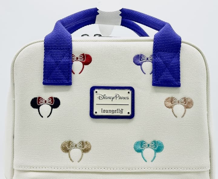 Loungefly Disney Parks Minnie Mouse Ears Headband Canvas Mini Backpack
