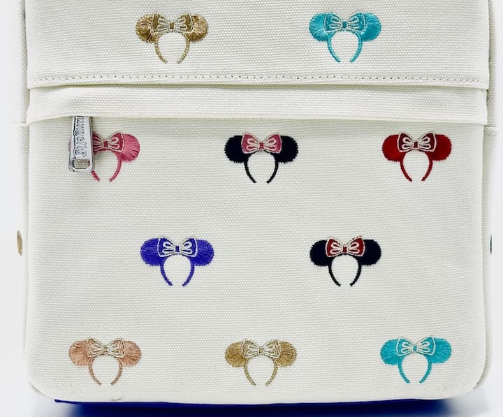 Loungefly Disney Parks Minnie Mouse Ears Headband Canvas Mini Backpack