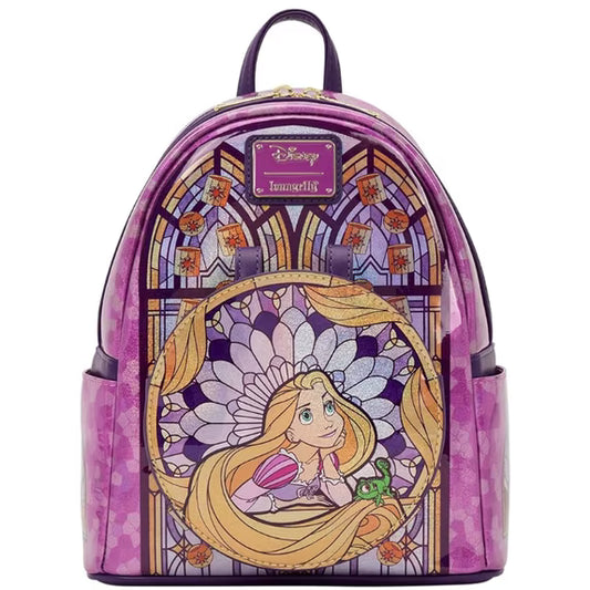 Loungefly Disney Rapunzel Stained Glass Mini Backpack