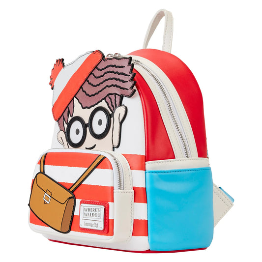 Loungefly Where's Waldo Cosplay Mini Backpack