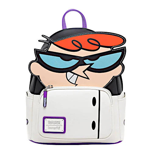 Loungefly Cartoon Network Dexter Glow in the Dark Cosplay Mini Backpack