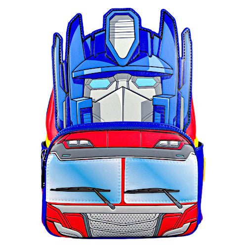 Loungefly Transformers Optimus Prime Glow Cosplay Mini Backpack - Light Up