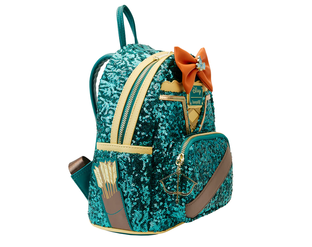 Loungefly Disney Princess Merida Sequin Mini Backpack