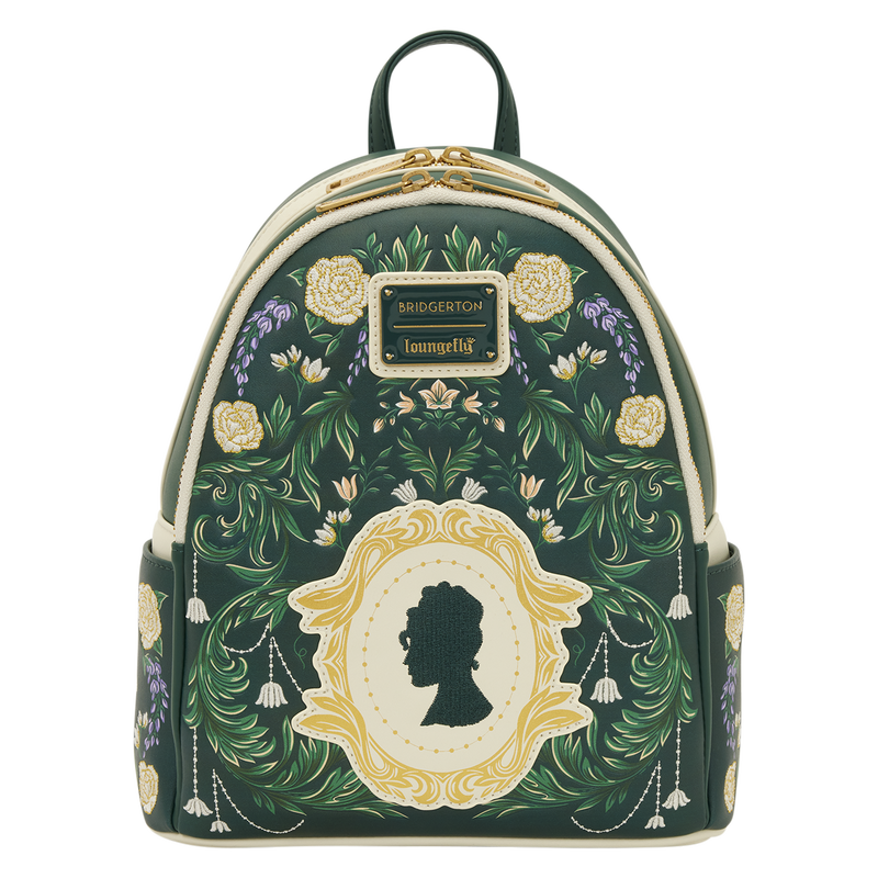 Loungefly Bridgerton Silhouette Floral Mini Backpack