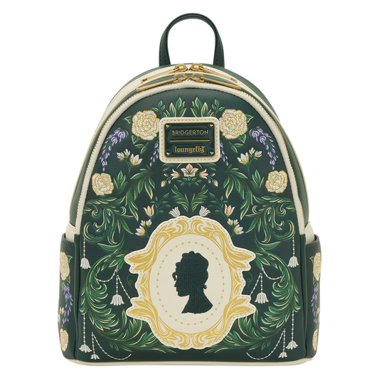 Loungefly Bridgerton Silhouette Floral Mini Backpack