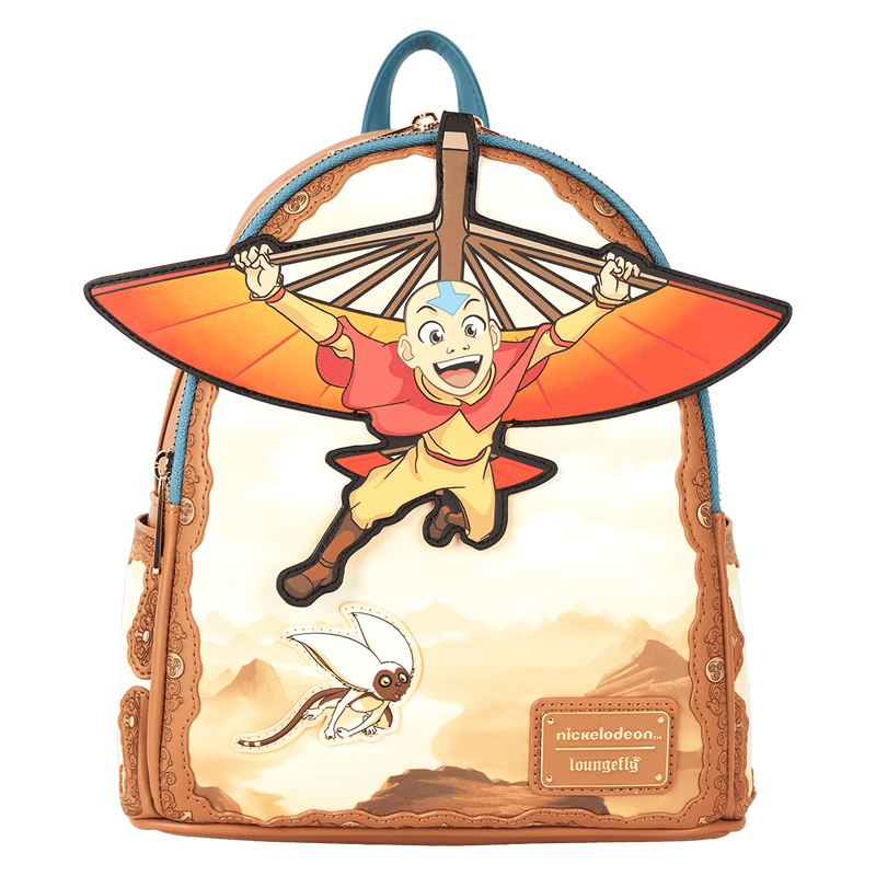 Loungefly Avatar The Last Airbender Aang Glider Staff Mini Backpack