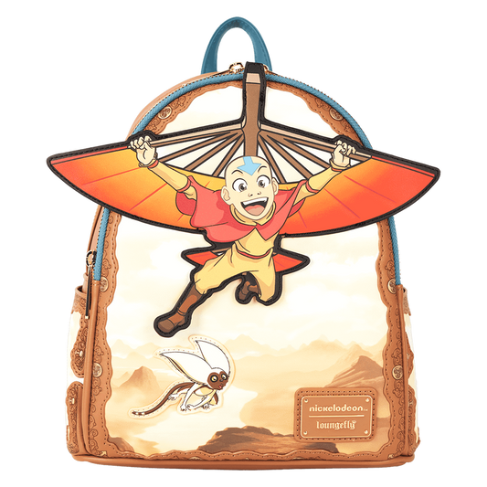Loungefly Avatar The Last Airbender Aang Glider Staff Mini Backpack