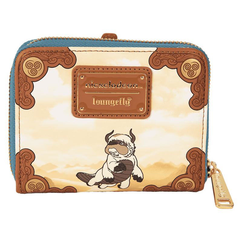 Lounge Fly Nickelodeon Avatar: The Last Airbender Aang Glider Staff Zip Around Wallet