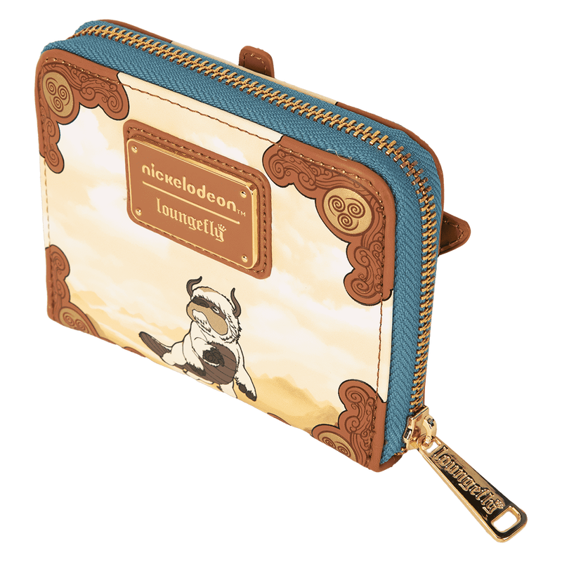 Lounge Fly Nickelodeon Avatar: The Last Airbender Aang Glider Staff Zip Around Wallet