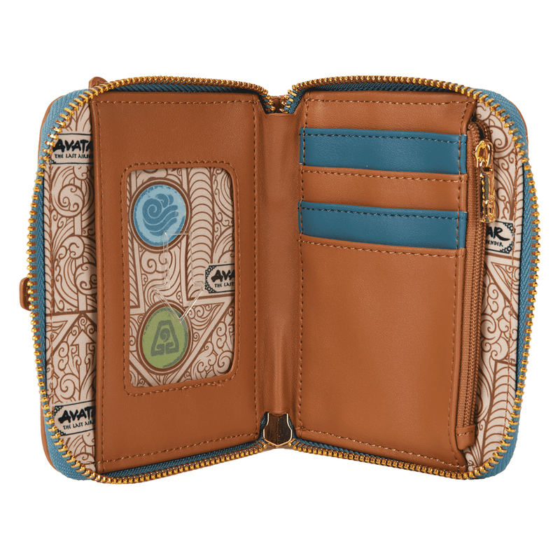 Lounge Fly Nickelodeon Avatar: The Last Airbender Aang Glider Staff Zip Around Wallet
