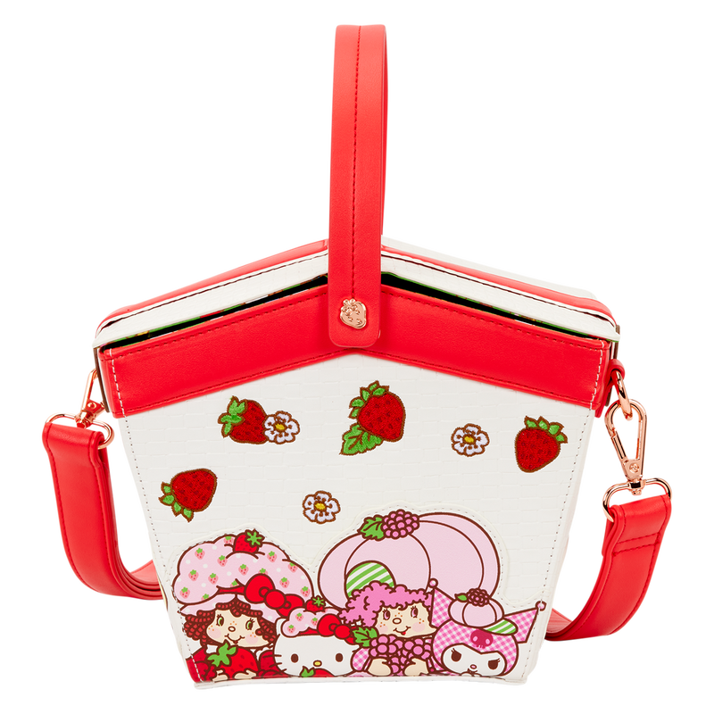 Loungefly Sanrio Hello Kitty & Friends x Strawberry Shortcake Scented Figural Basket Crossbody