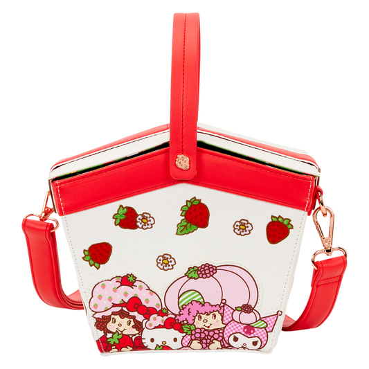 Loungefly Sanrio Hello Kitty & Friends x Strawberry Shortcake Scented Figural Basket Crossbody
