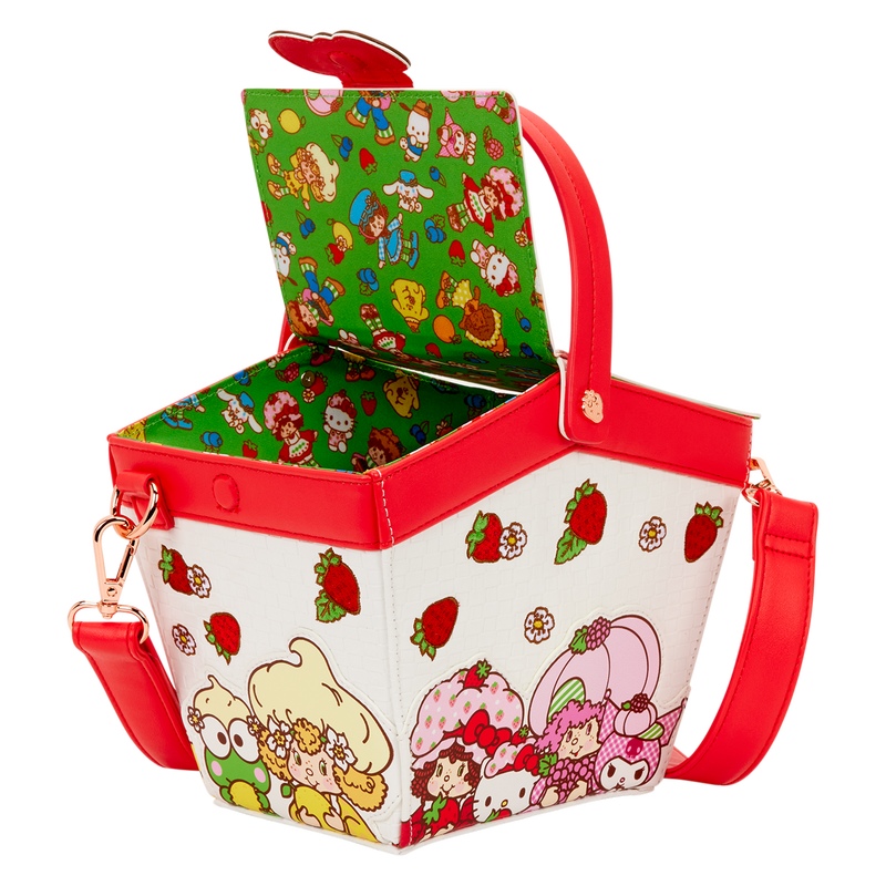 Loungefly Sanrio Hello Kitty & Friends x Strawberry Shortcake Scented Figural Basket Crossbody