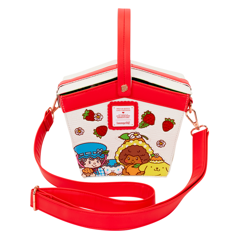 Loungefly Sanrio Hello Kitty & Friends x Strawberry Shortcake Scented Figural Basket Crossbody