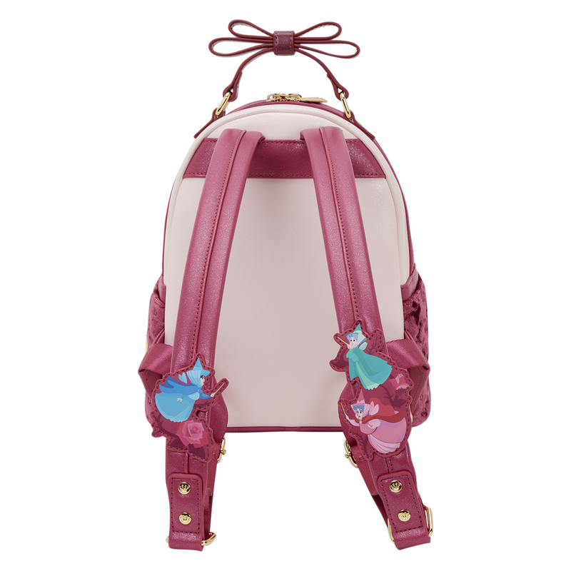 Loungefly Pink Aurora web exclusive mini-backpack