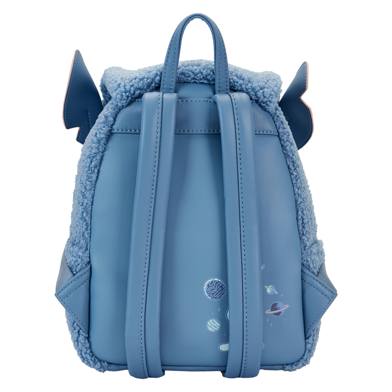 Loungefly Disney Stitch Plush Pocket Mini Backpack