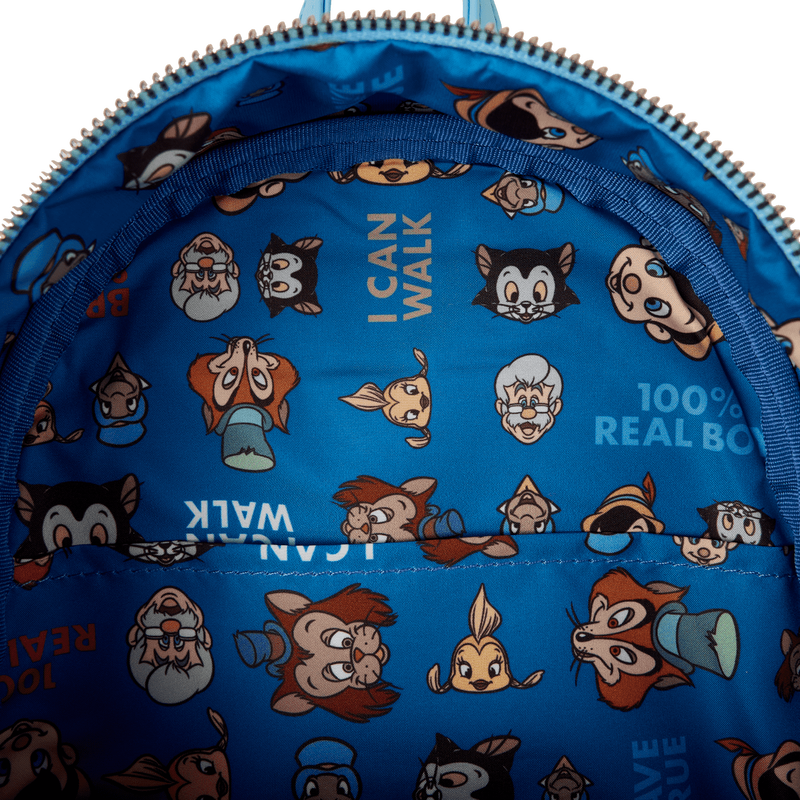Loungefly Pinocchio Raft Monstro Lenticular Mini Backpack