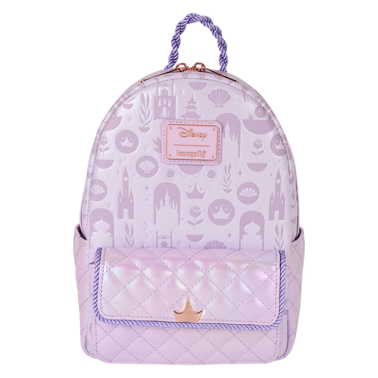 Loungefly Disney Princess Iridescent All-Over Print Mini Backpack