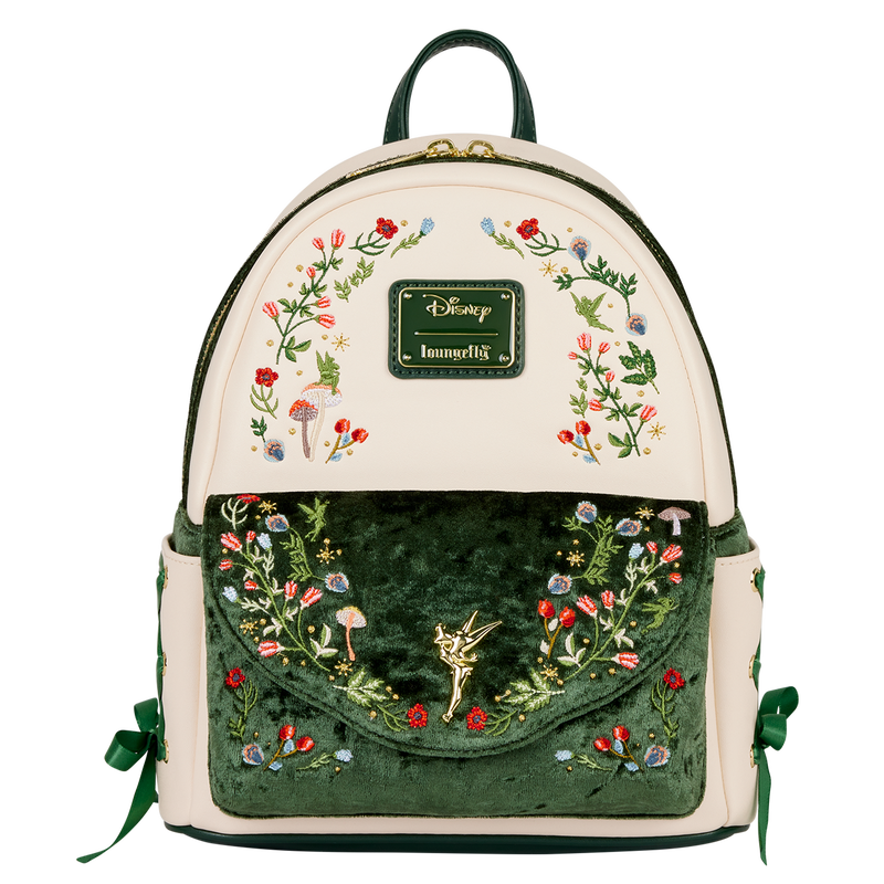 Loungefly Disney Peter Pan Tinker Bell Exclusive Floral Mini Backpack