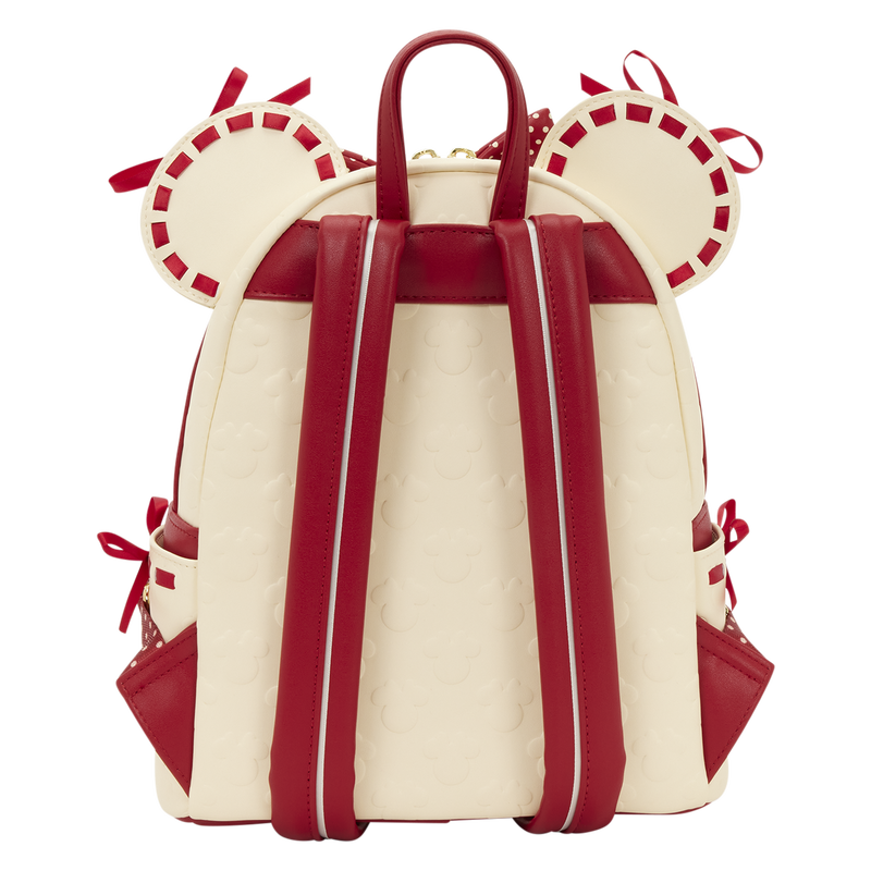 Loungefly Minnie Mouse Rocks the Dots Coquette Mini Backpack