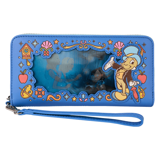 Loungefly Pinocchio Blue Fairy Lenticular Wristlet Wallet