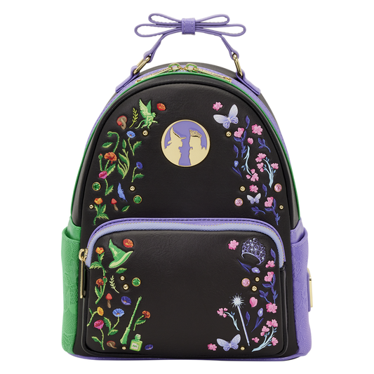 Loungefly Universal Wicked Glinda & Elphaba Floral & Lace Mini Backpack