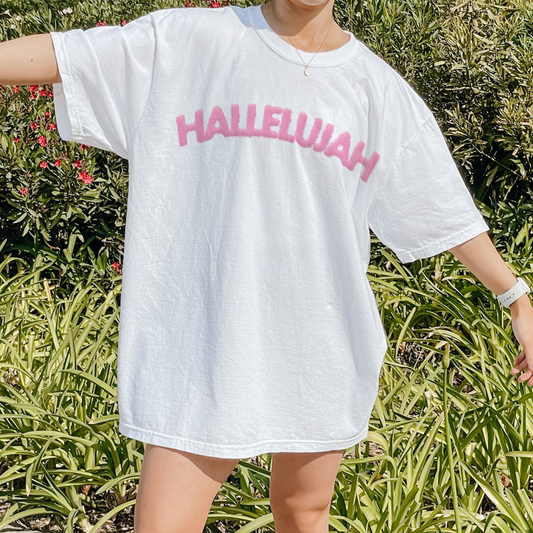 All Glory To God Tee: White / XL