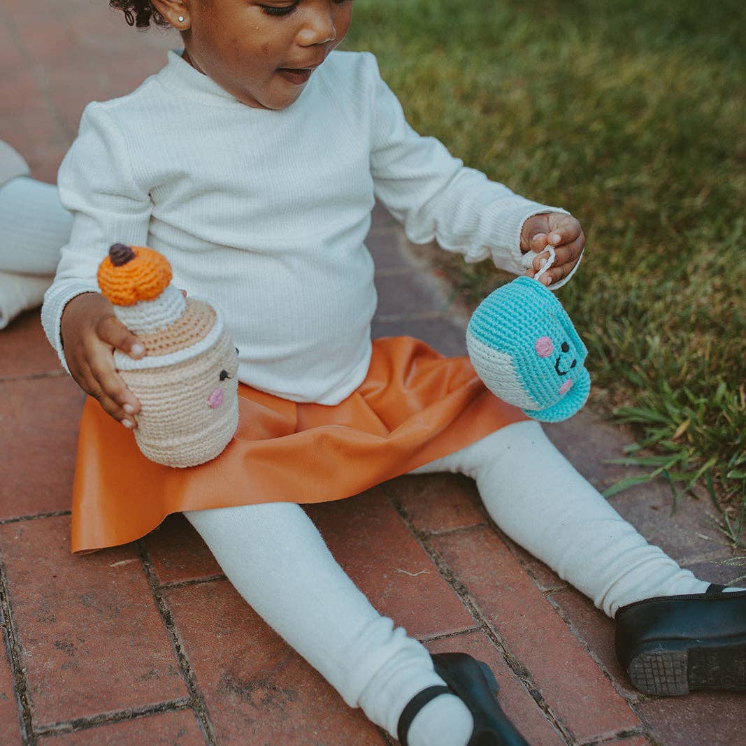 Chai Latte Plush Toy – Handmade Organic Cotton Soft Toy