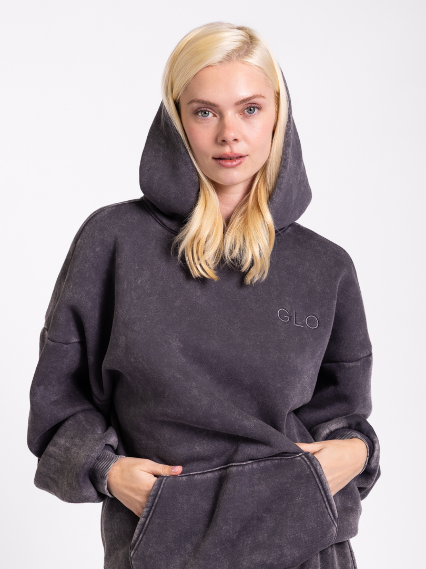 Kingdom Essential Hoodie - Snow Wash - Dark Shadow: Snow Wash - Forgiven - Dark Shadow / 2X