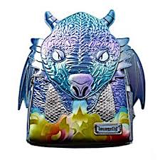 Loungefly Blue Dragon Mini Backpack