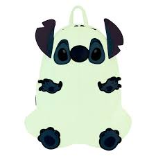 Loungefly Stitch Ghost Costume Figural Glow Mini Backpack